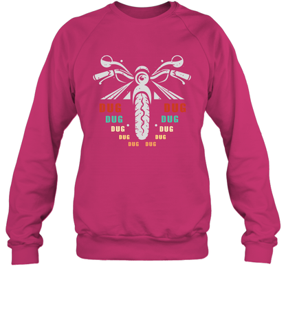 Dug Dug Dug Motorcycle Racing Shirt Sweatshirt Sweatshirt Heliconia