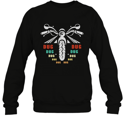 Dug Dug Dug Motorcycle Racing Shirt Sweatshirt Sweatshirt Black