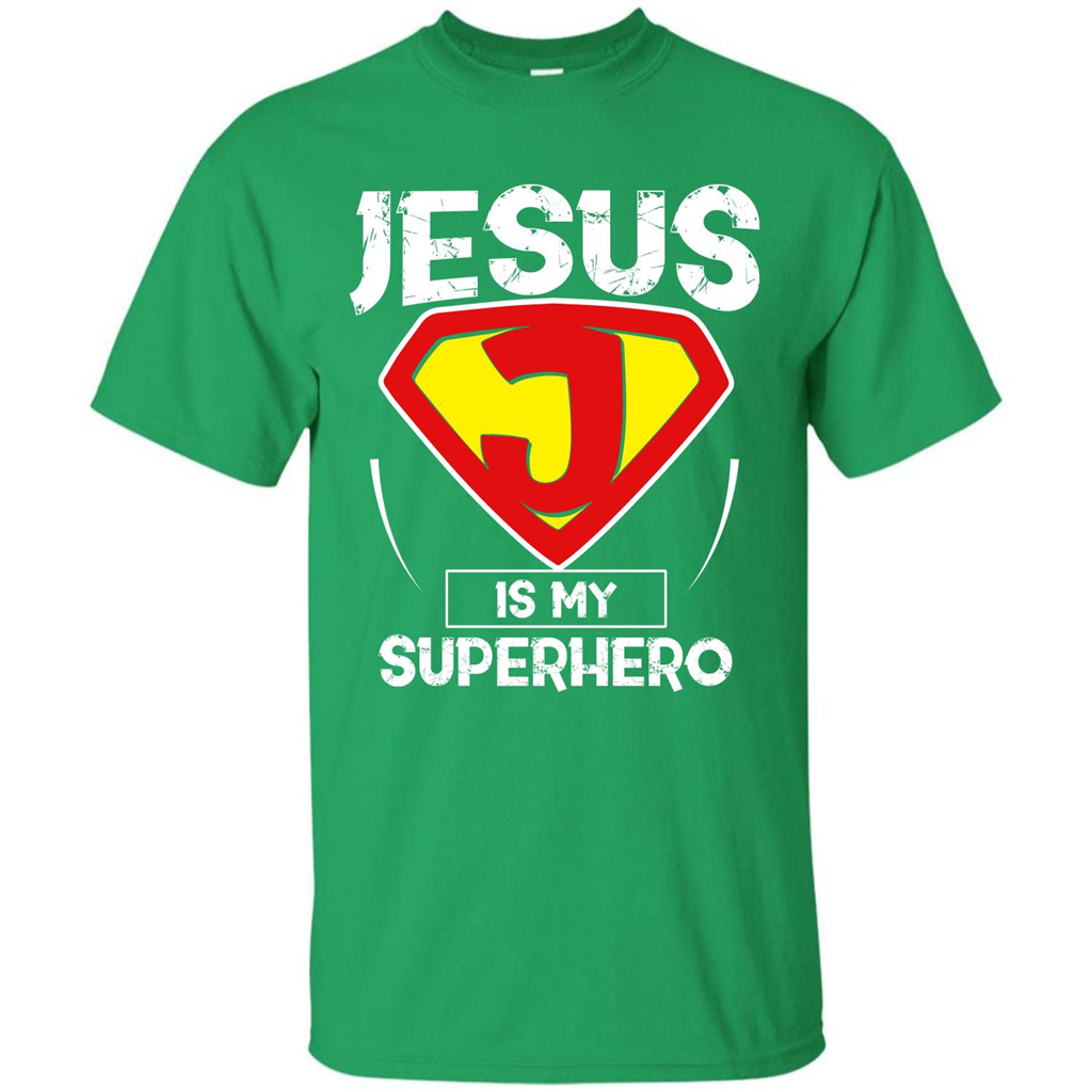 Christian T-shirt Jesus Is My Superhero T-shirt