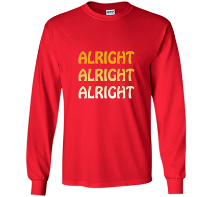 Alright Alright Alright T-shirt Red