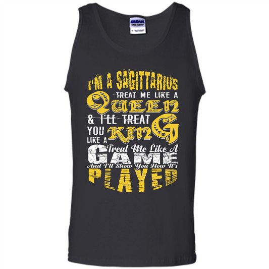 Sagittarius T-shirt Im A Sagittarius Treat Me Like A Queen Royal