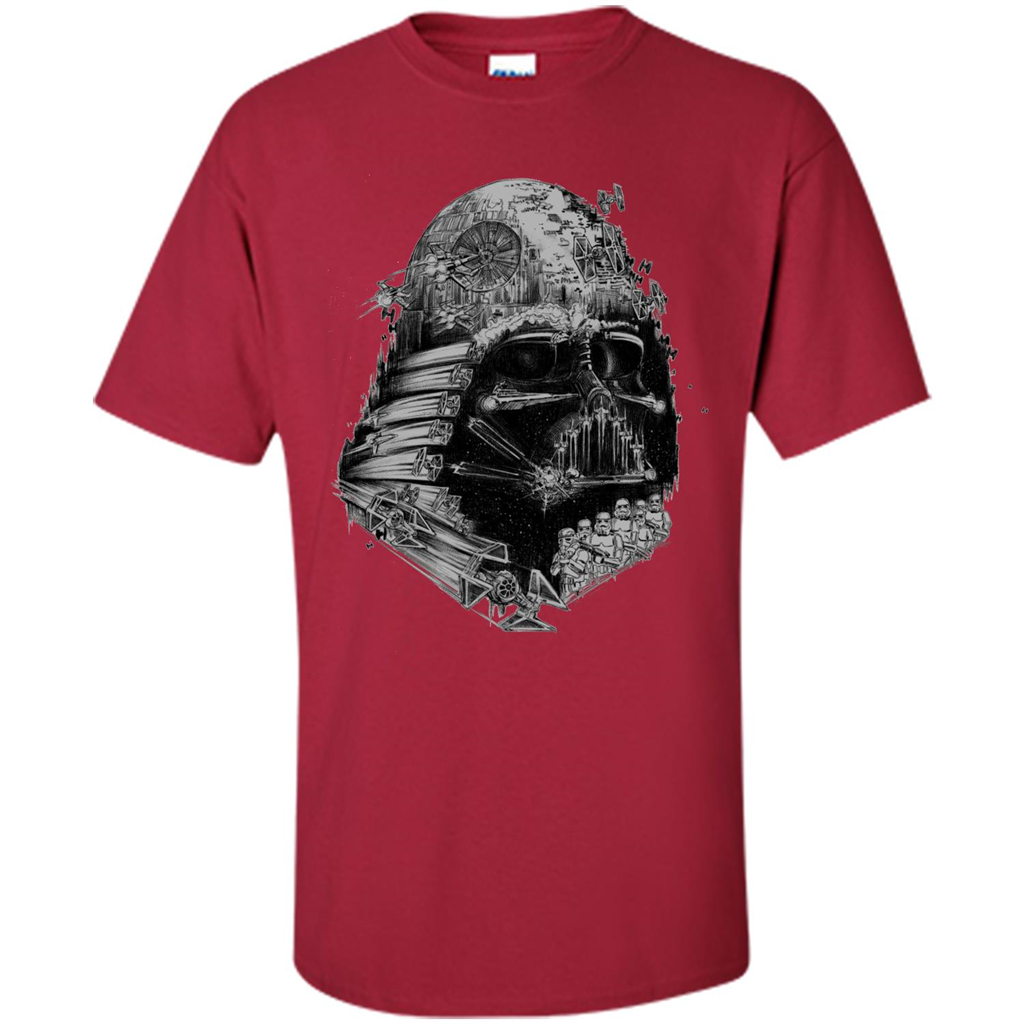 Movie T-shirt Darth Vader Build The Empire Graphic T-shirt Cardinal