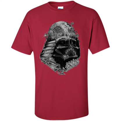 Movie T-shirt Darth Vader Build The Empire Graphic T-shirt Cardinal