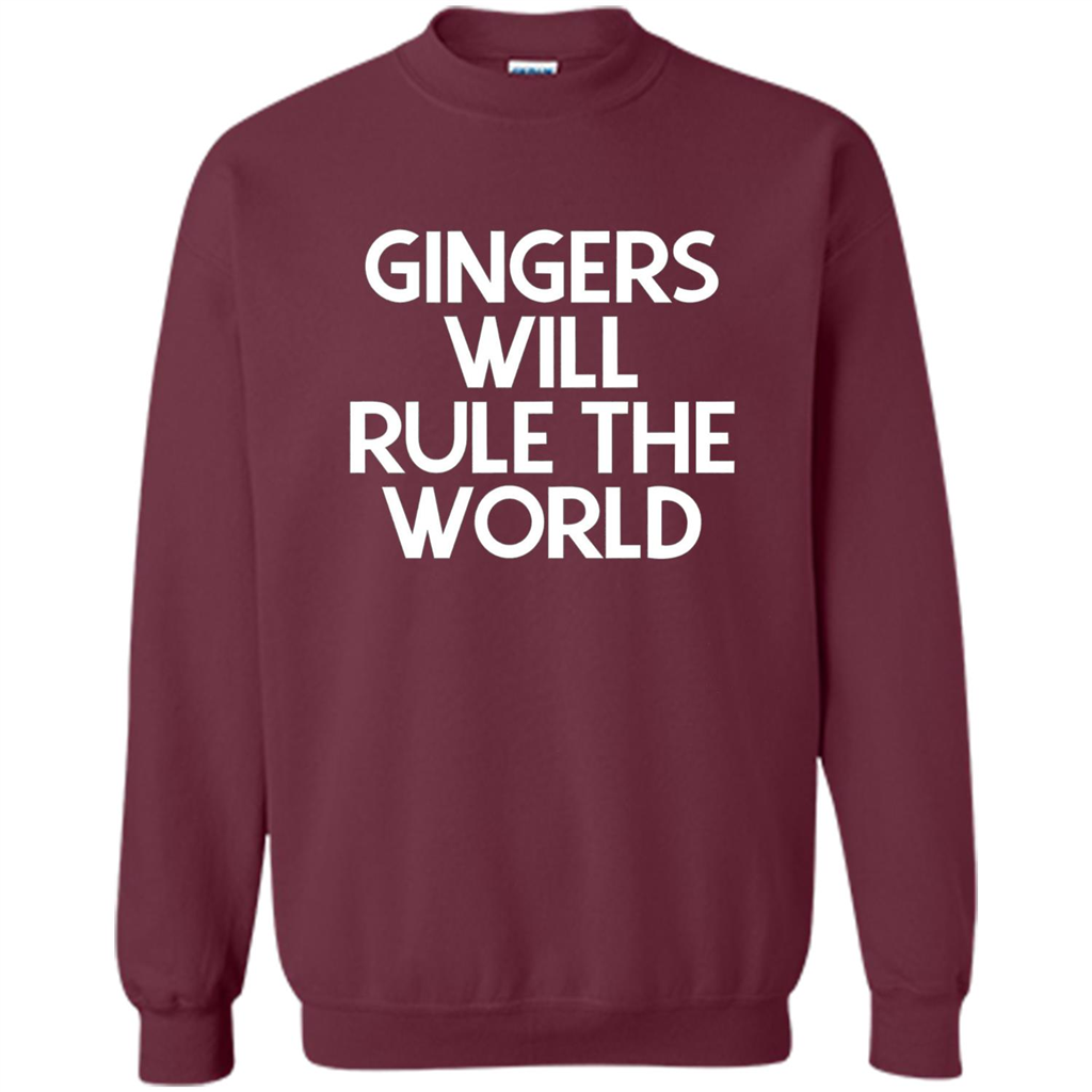 Gingers Will Rule The World T-shirt Maroon
