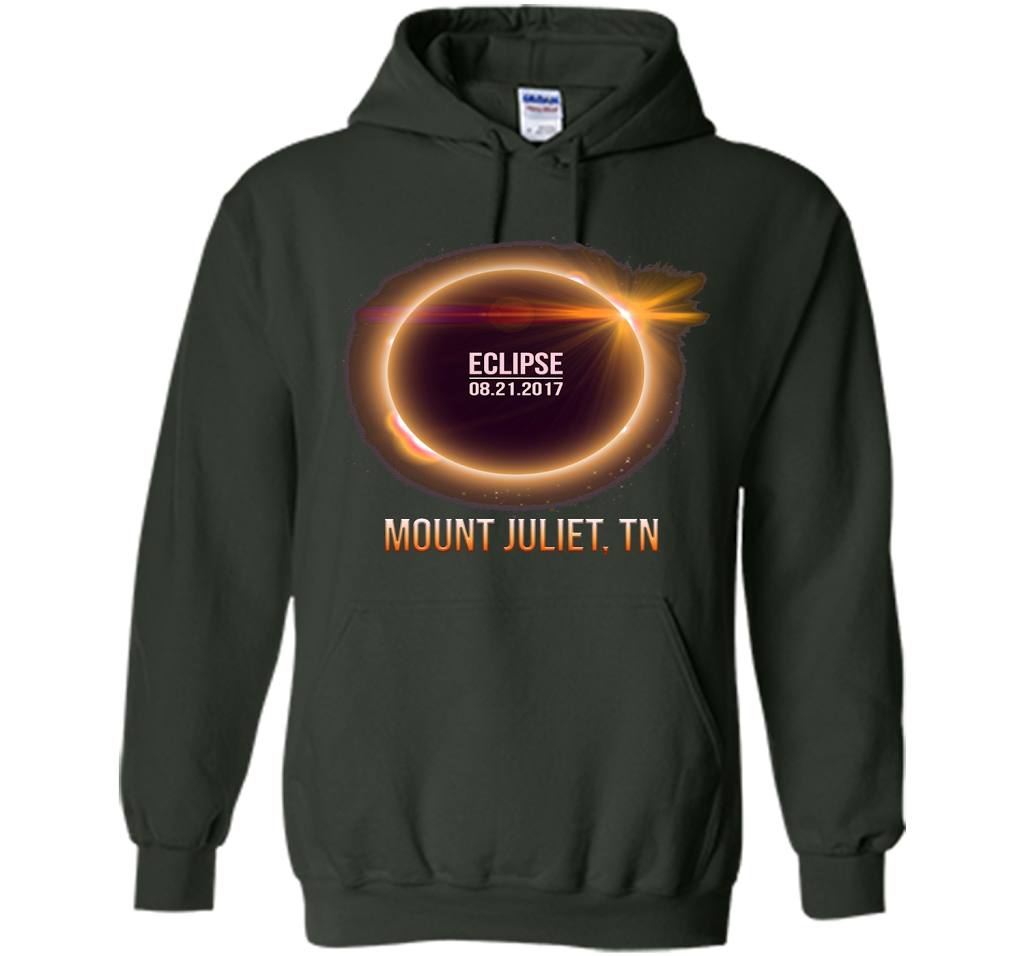 Mount juliet Tennessee Total Solar Eclipse 2017 T-shirt Forest Green