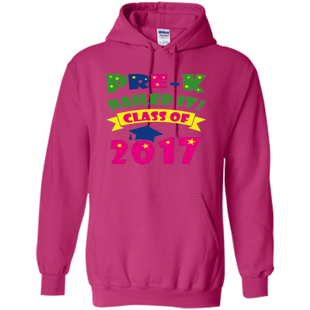 Pre-K Nailed It Class Of 2017 T-shirt Heliconia