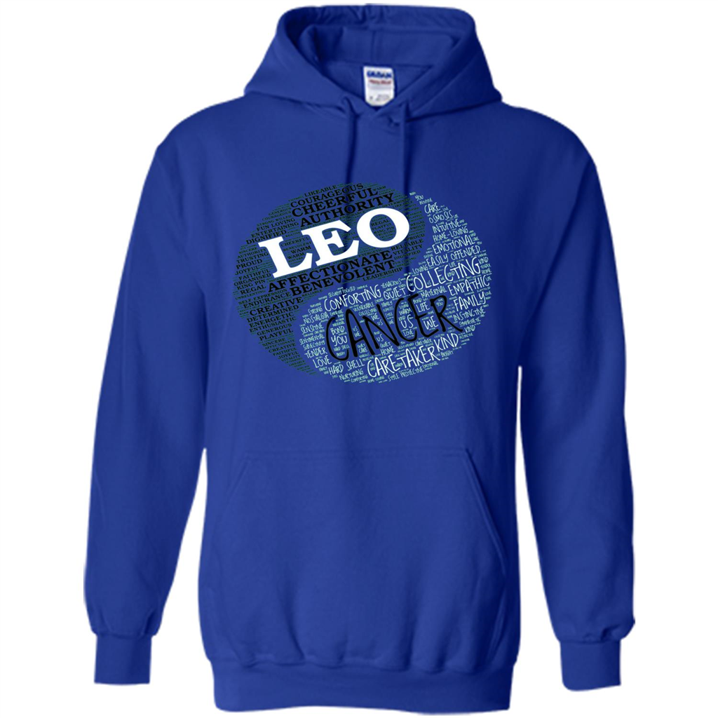 Zodiac Facts T-shirt Women Leo and Cancer T-shirt Royal