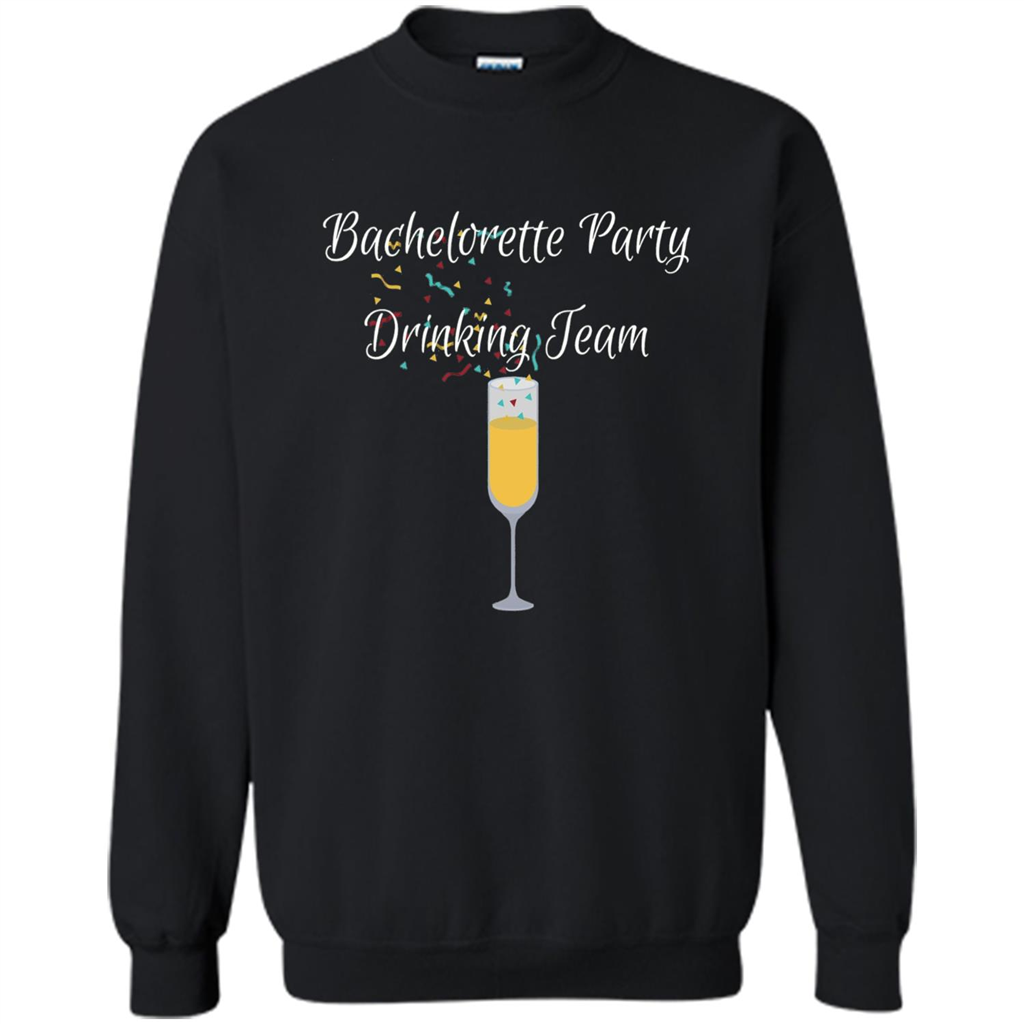 Bachelorette Party Drinking Team Bridal Wedding T-Shirt Black