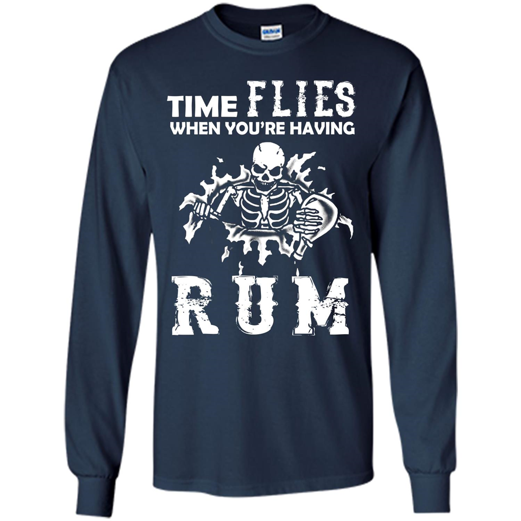 Rum T-shirt Time Flies When You're Having Rum