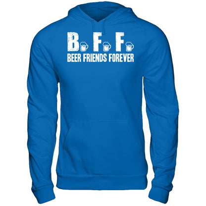 BFF, Beer Friends Forever T-shirt Gildan - Pullover Hoodie Royal