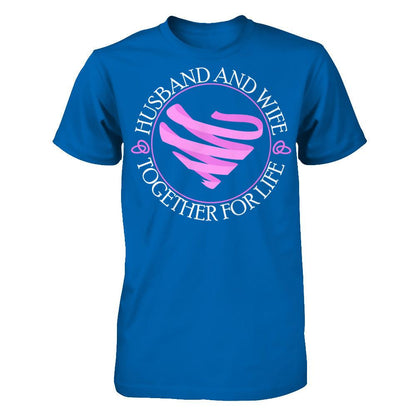 Husband And Wife Together For Life T-shirt Gildan - Short Sleeve Tee Royal