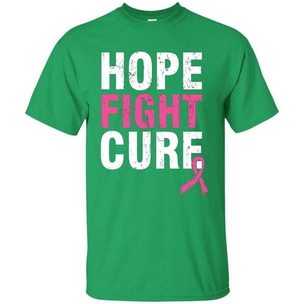 Breast Cancer Awareness T-shirt Hope Fight Cure Irish Green