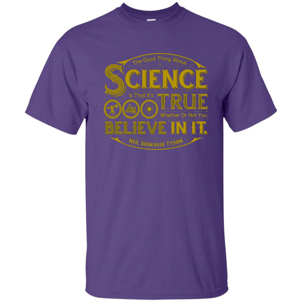 The Good Thing About Science T-shirt Purple