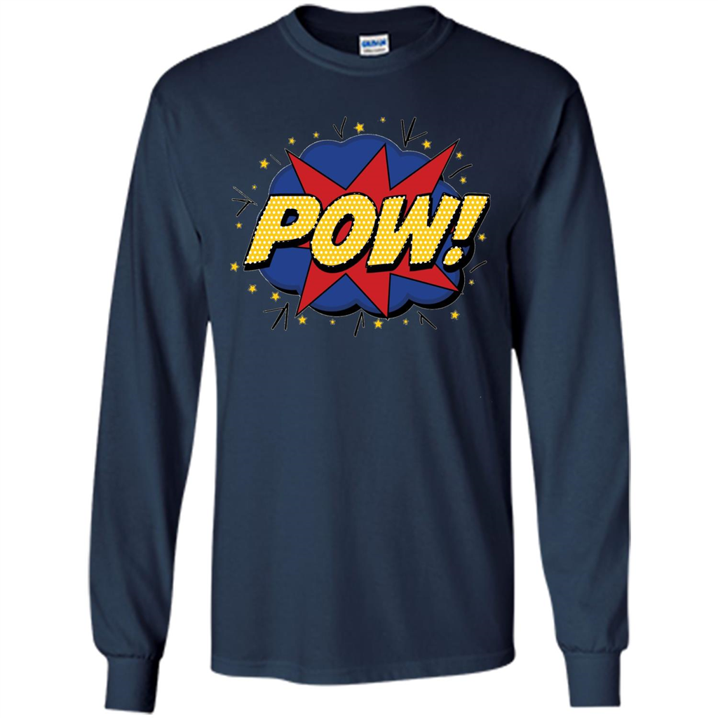 POW Comic Book Bubble T-shirt Navy