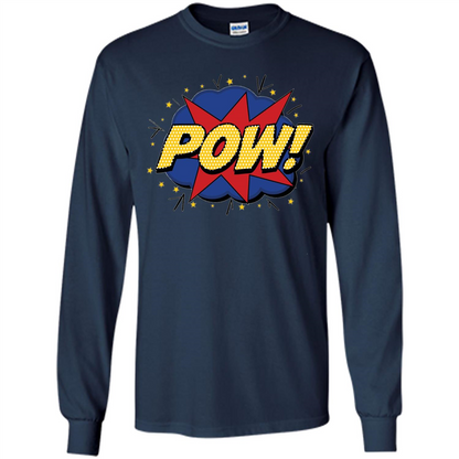POW Comic Book Bubble T-shirt Navy