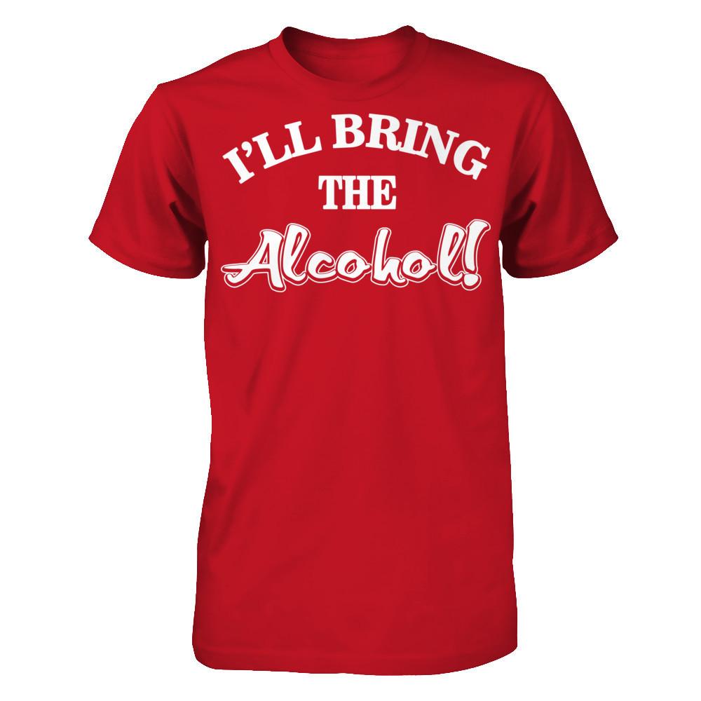 I'll Bring The Alcohol T-shirt Gildan - Short Sleeve Tee Red