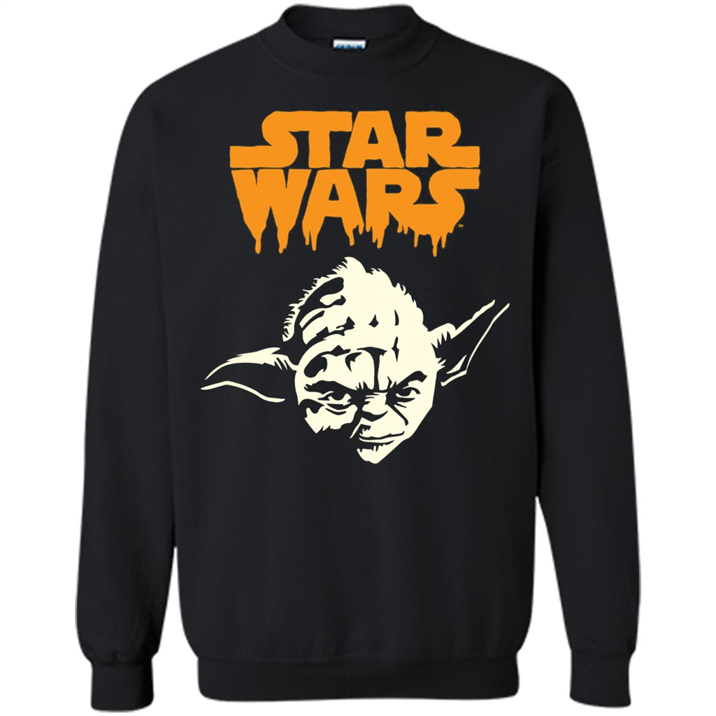 Movie T-shirt Yoda Dripping Ooze Logo T-Shirt Orange