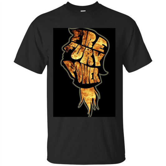Fire Fury Power T-shirt Black