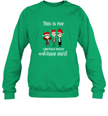 This Is My Christmas Movies Watching Shirt Harry Potter Fan Sweatshirt Sweatshirt Irish Green