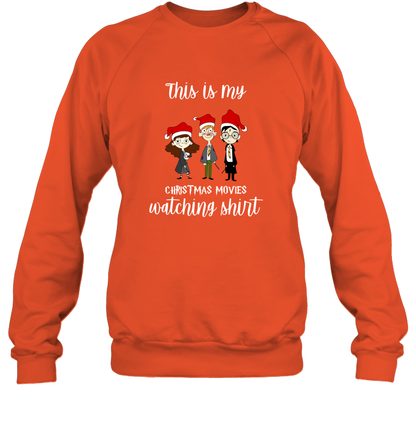 This Is My Christmas Movies Watching Shirt Harry Potter Fan Sweatshirt Sweatshirt Orange