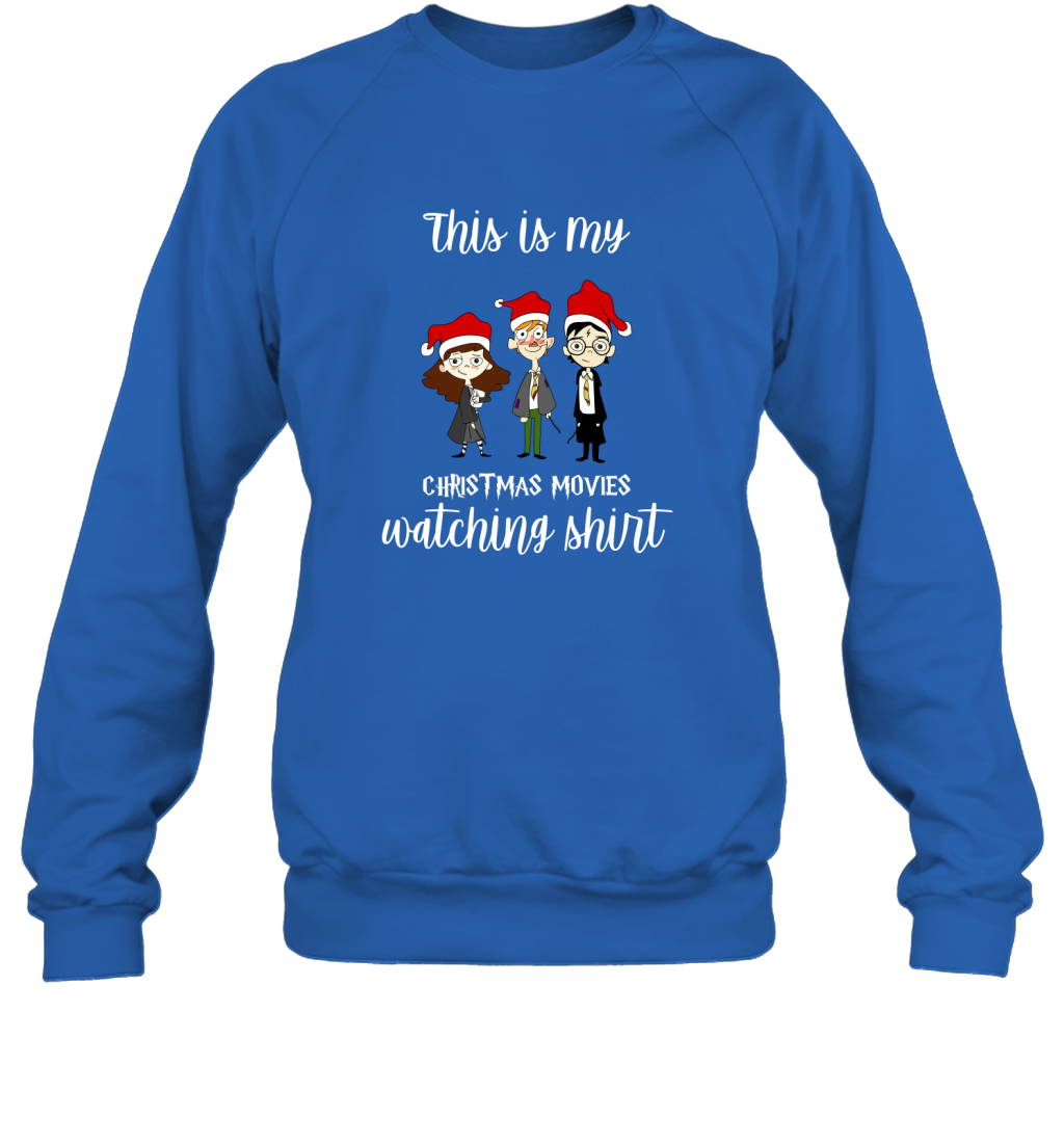 This Is My Christmas Movies Watching Shirt Harry Potter Fan Sweatshirt Sweatshirt Royal
