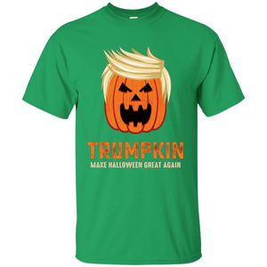 Halloween Trumpkin Funny T-Shirt Make Halloween Great Again