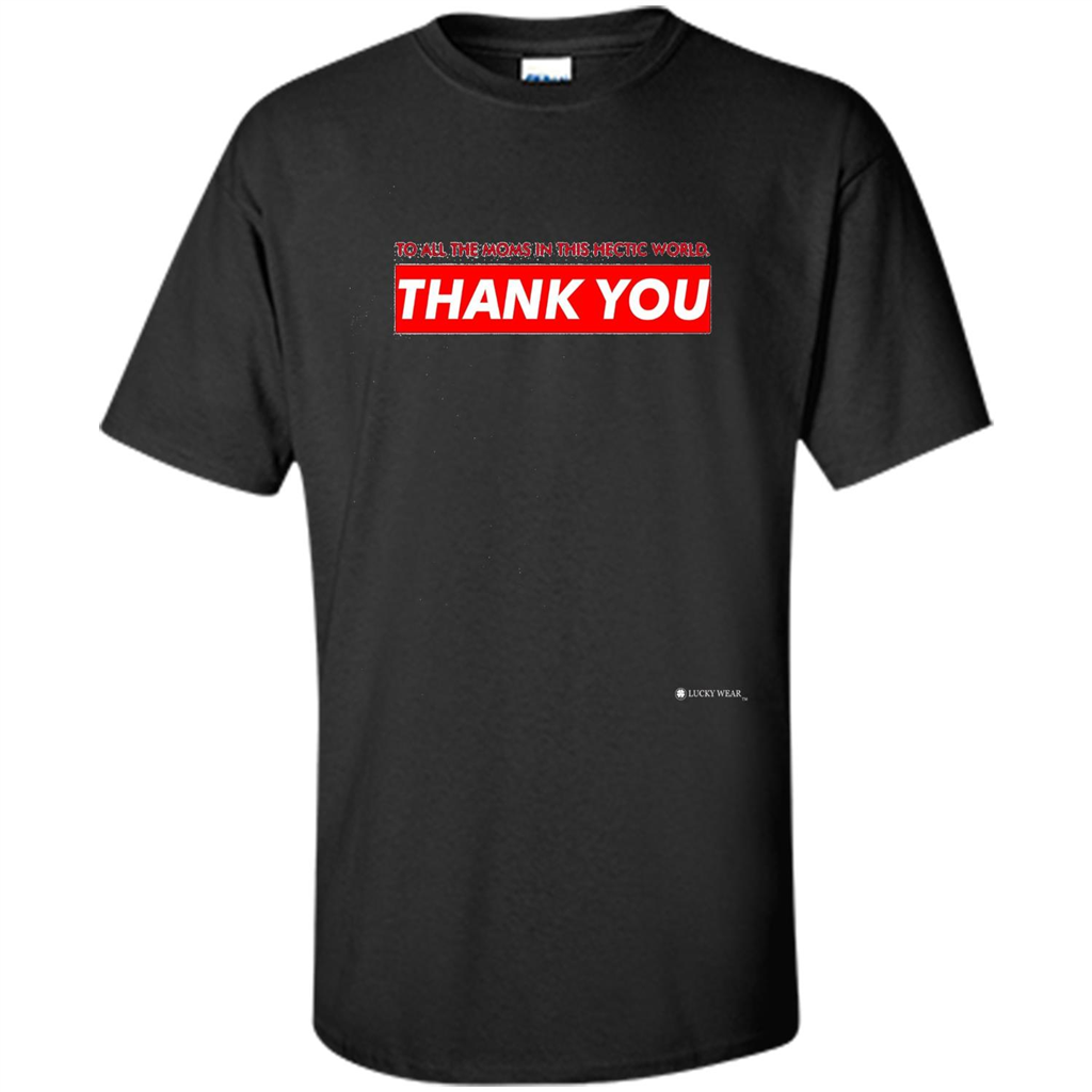 Mothers Day T-shirt Thank You Mom Black