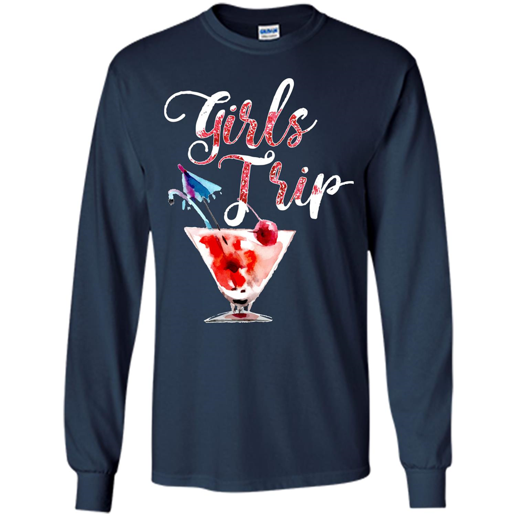 Wine T-shirt Girls Trip Wine Girls Navy