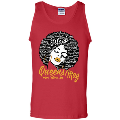 Queen Are Born In May T-shirt Red