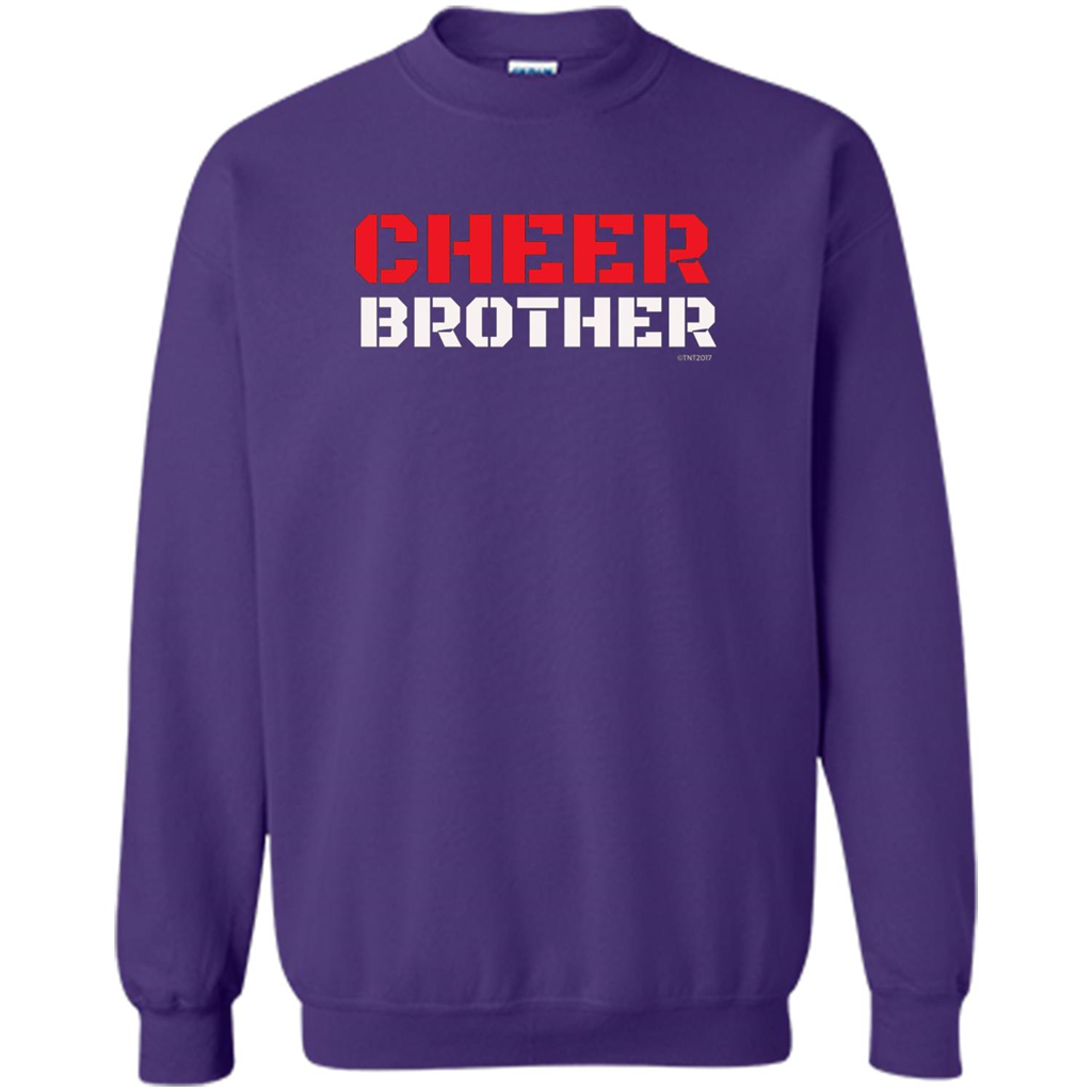 Cheer Brother T-Shirt for Brothers of Cheerleaders Orange