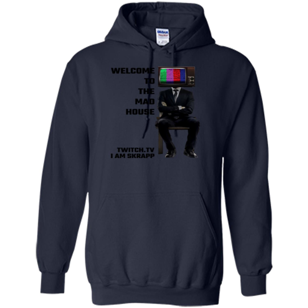 Welcome To The Mad House - I Am Skrapp T-shirt Navy