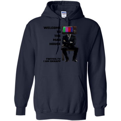 Welcome To The Mad House - I Am Skrapp T-shirt Navy