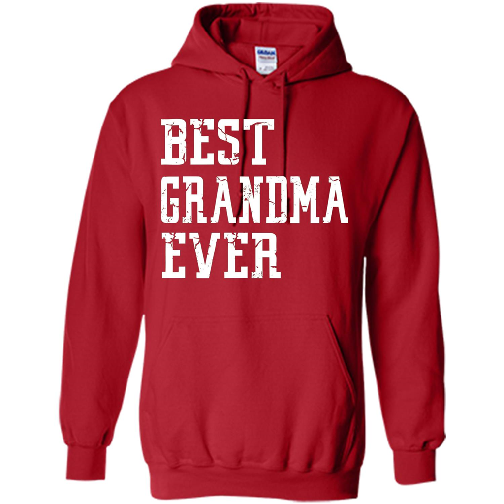 Best Grandma Ever T-Shirt - Grandparents Day T-shirt Red