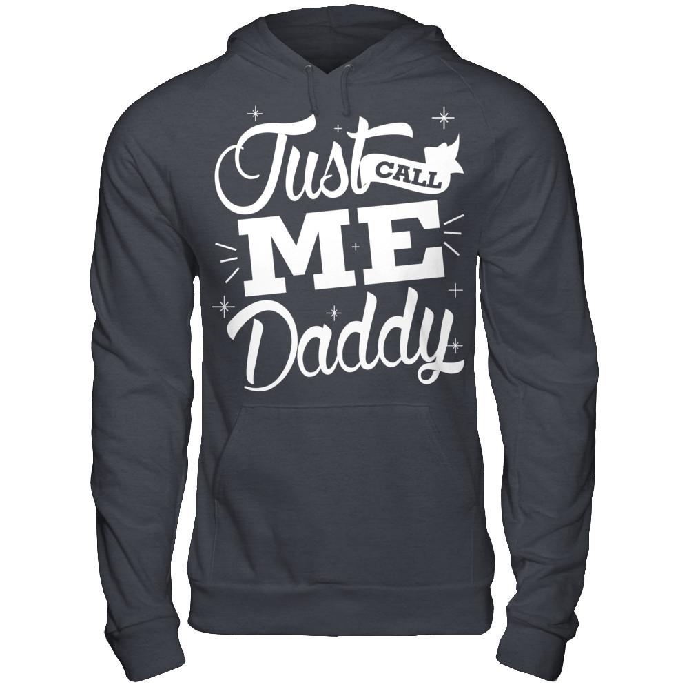 Just Call Me Daddy Gildan - Pullover Hoodie Dark Heather