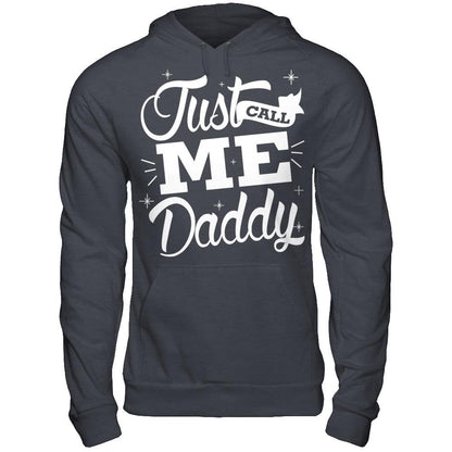 Just Call Me Daddy Gildan - Pullover Hoodie Dark Heather