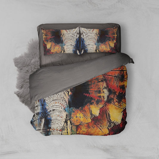 Colorful Elephant Bed Set 1