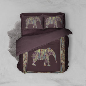 Colorful Elephant Bed Set