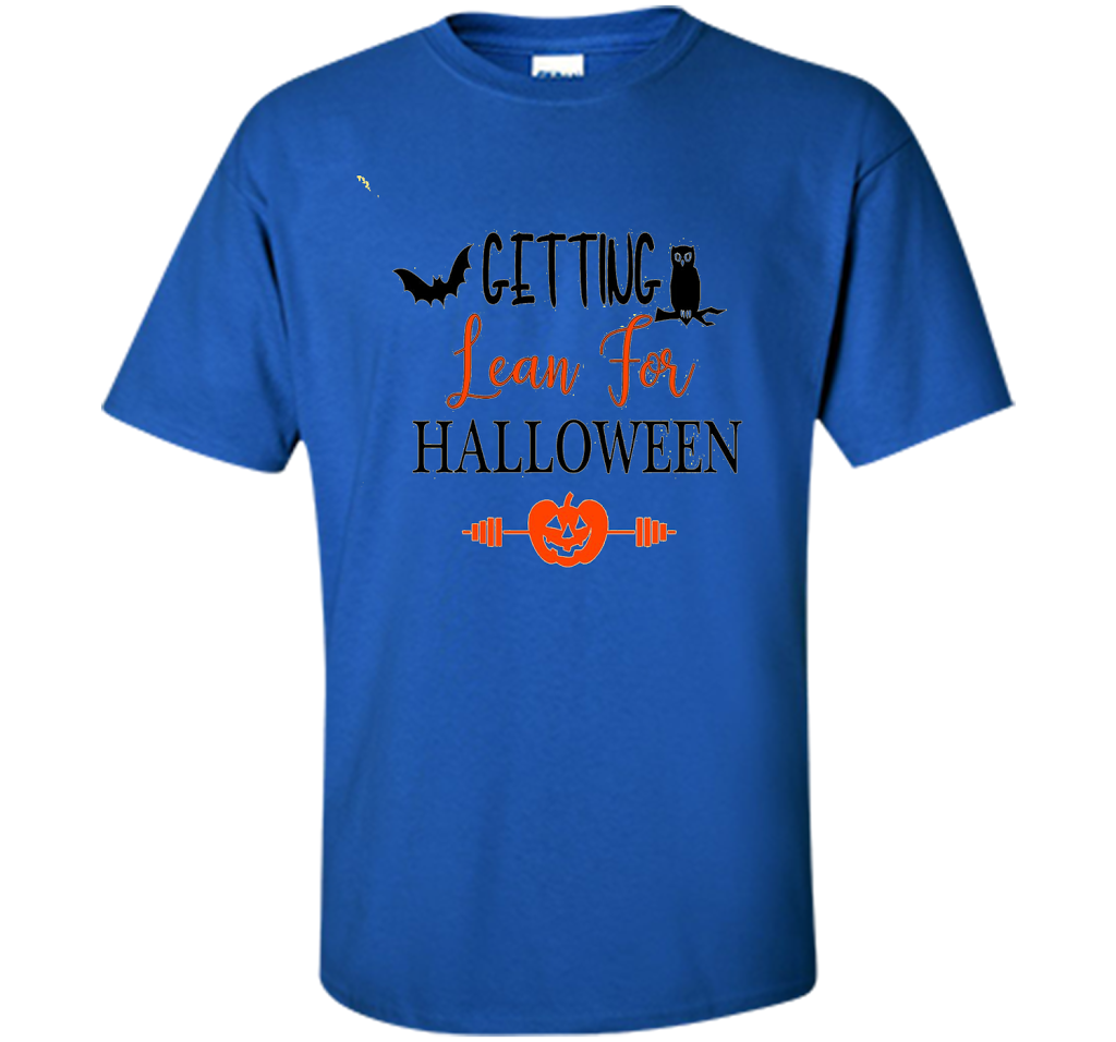 Getting Lean for Halloween Tshirt Halloween Workout Wear Tee shirt Royal