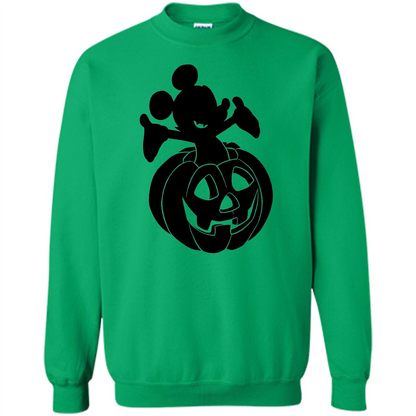 Mickey Mouse Halloween Pumpkin T-shirt Irish Green