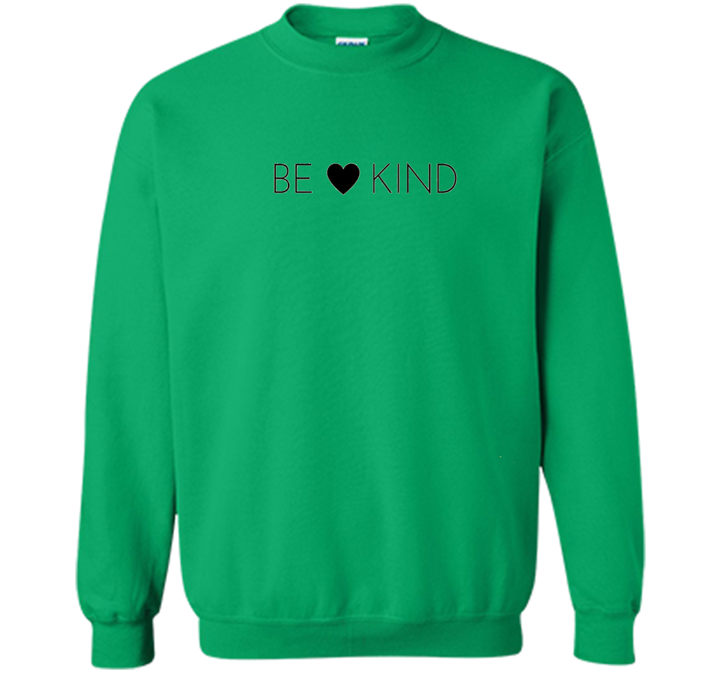 BE KIND positive message t-shirt for men, women and youth cool shirt Irish Green