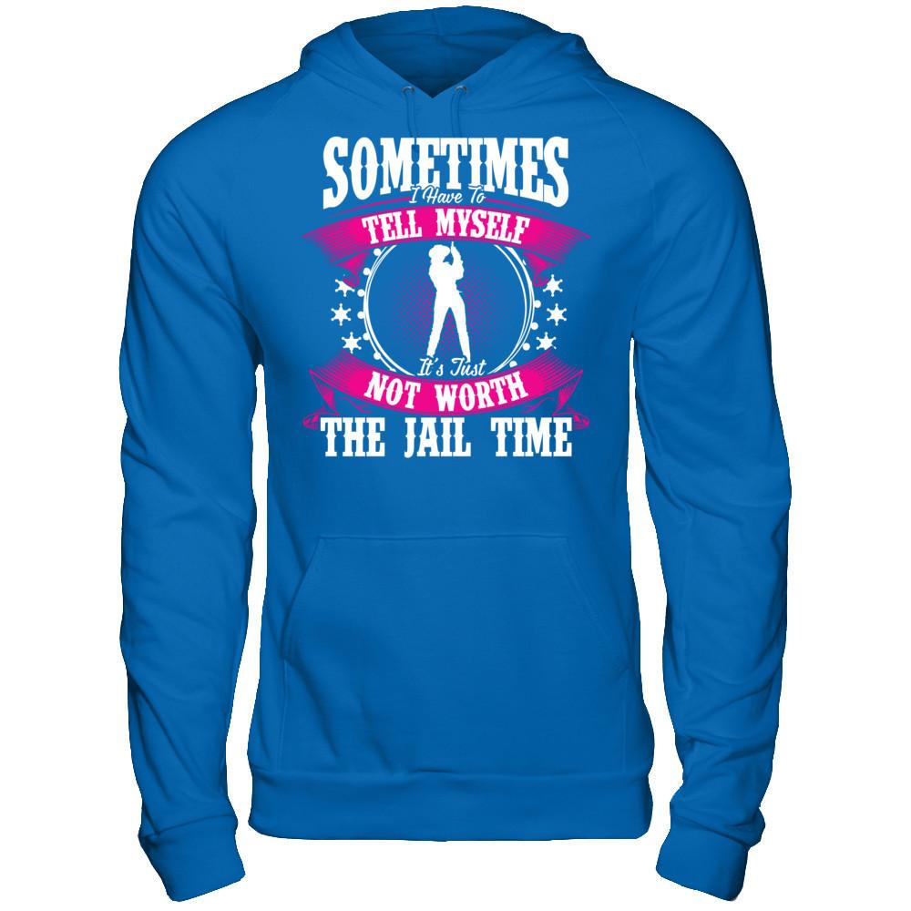 Sometimes I Have To Tell Myself It's Just Not Worth The Fail Time Gildan - Pullover Hoodie Royal