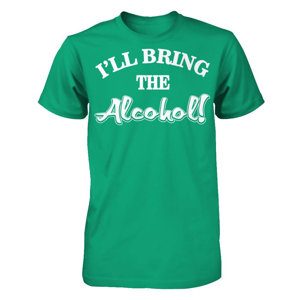 I'll Bring The Alcohol T-shirt Gildan - Short Sleeve Tee Kelly Green