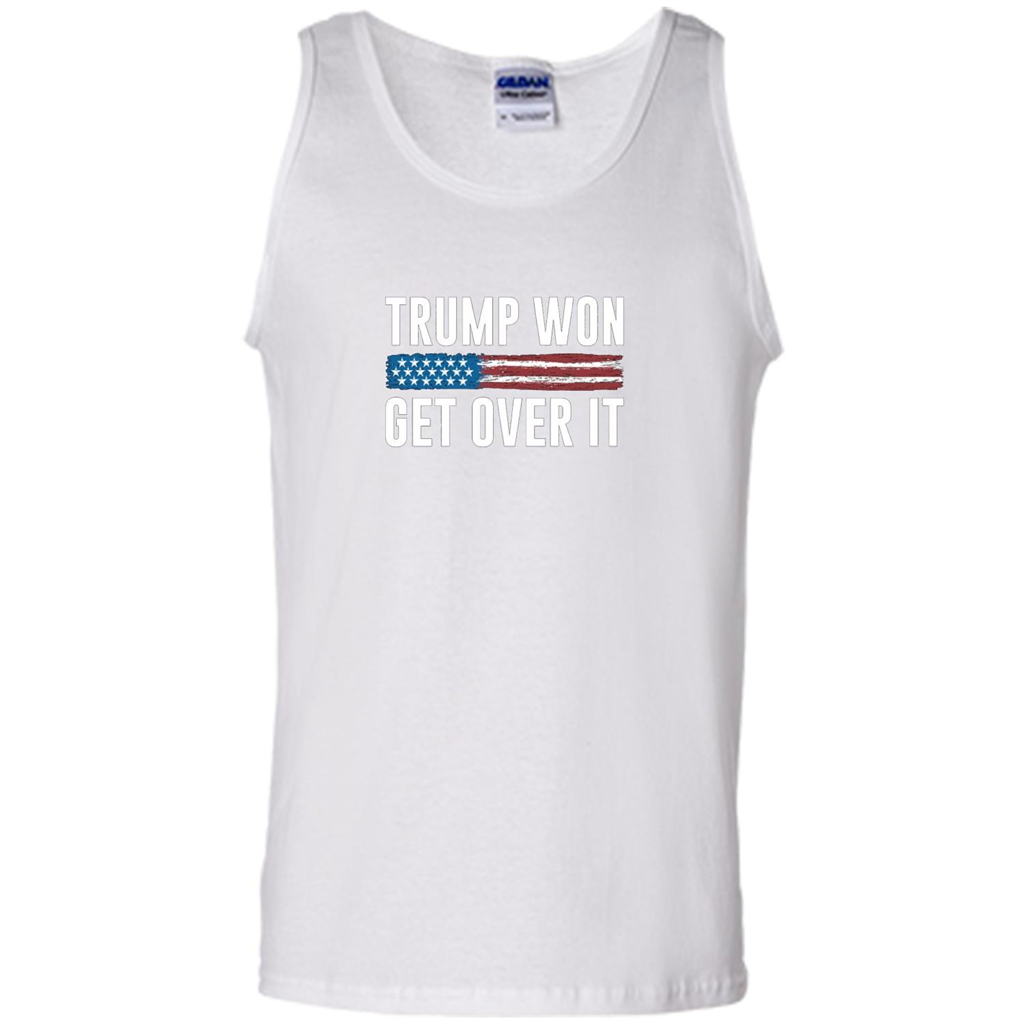 Trump Won - Get Over It T-shirt White