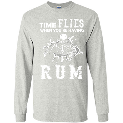 Rum T-shirt Time Flies When You're Having Rum