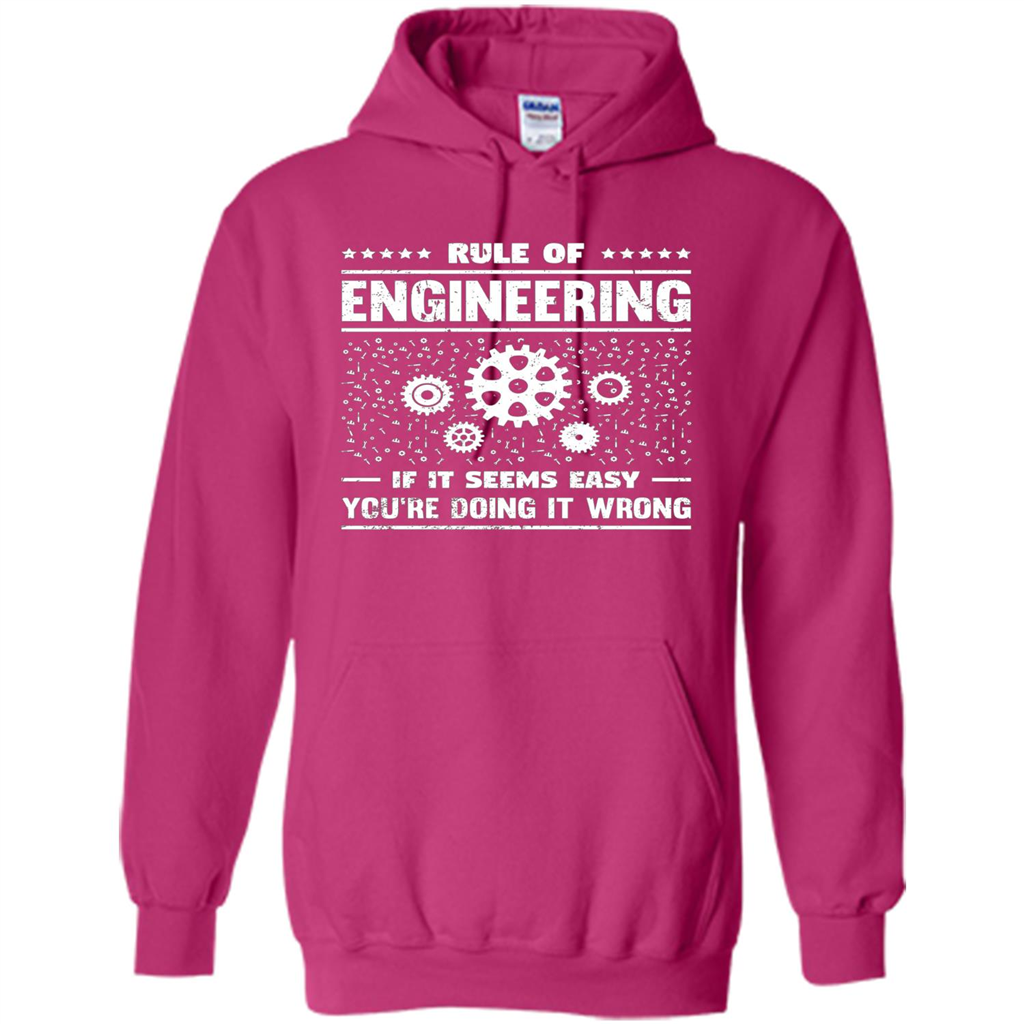 Funny Engineer T-Shirt Rule Of Engineering T-shirt Heliconia