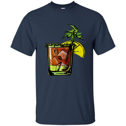 Bloody Mary T-shirt Cocktail Navy