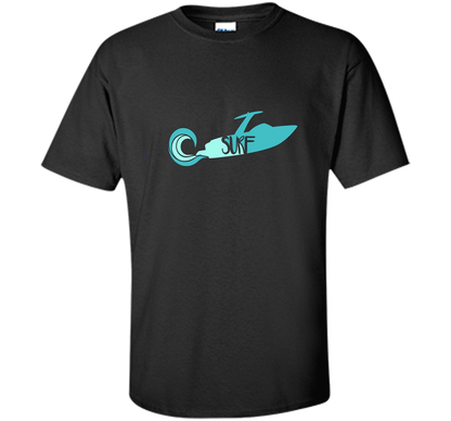 Wakesurf Boat With Retro Wave T-shirt Royal
