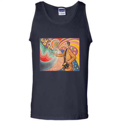 Portrait of Felix Feneon by Paul Signac T-shirt Navy