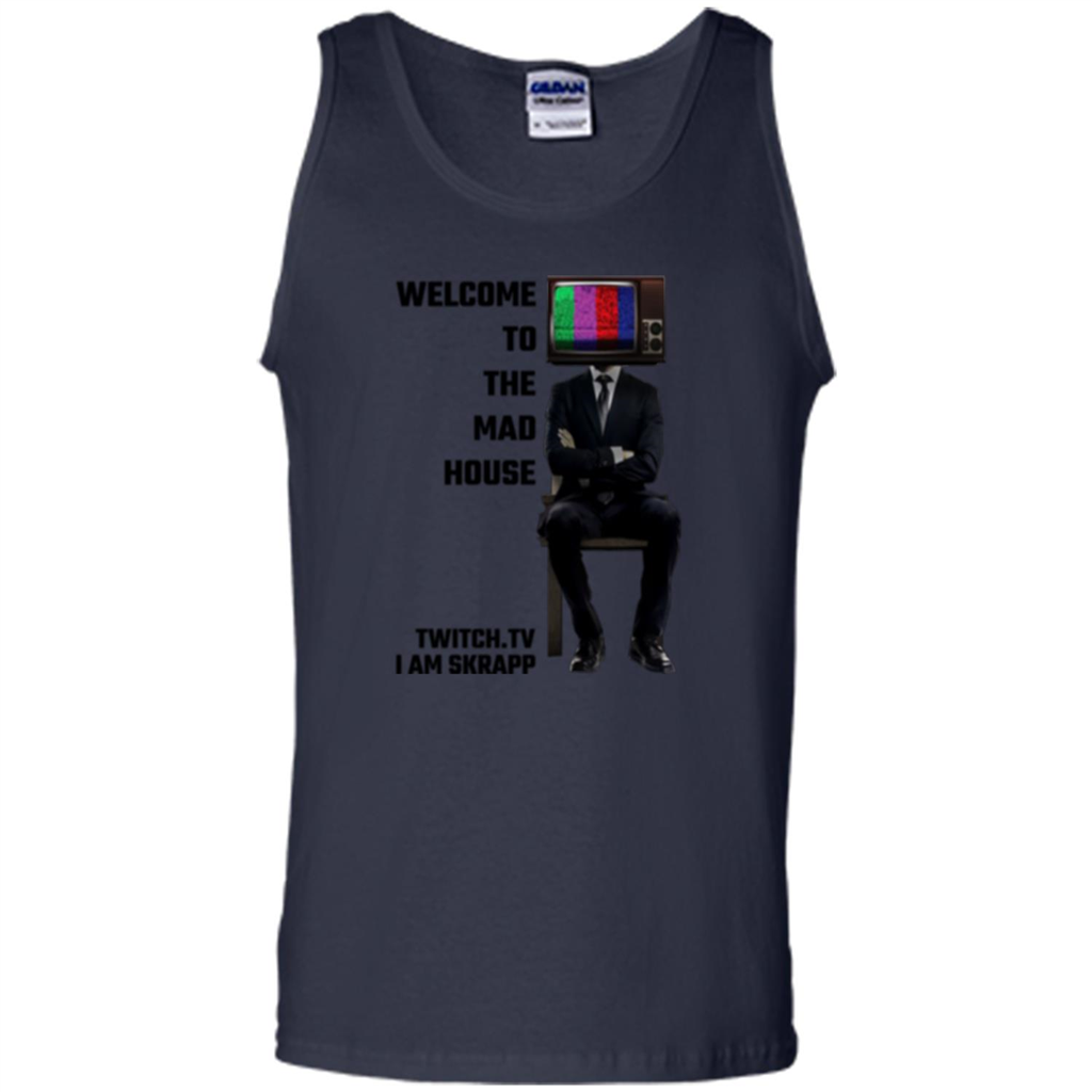 Welcome To The Mad House - I Am Skrapp T-shirt Navy