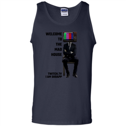 Welcome To The Mad House - I Am Skrapp T-shirt Navy